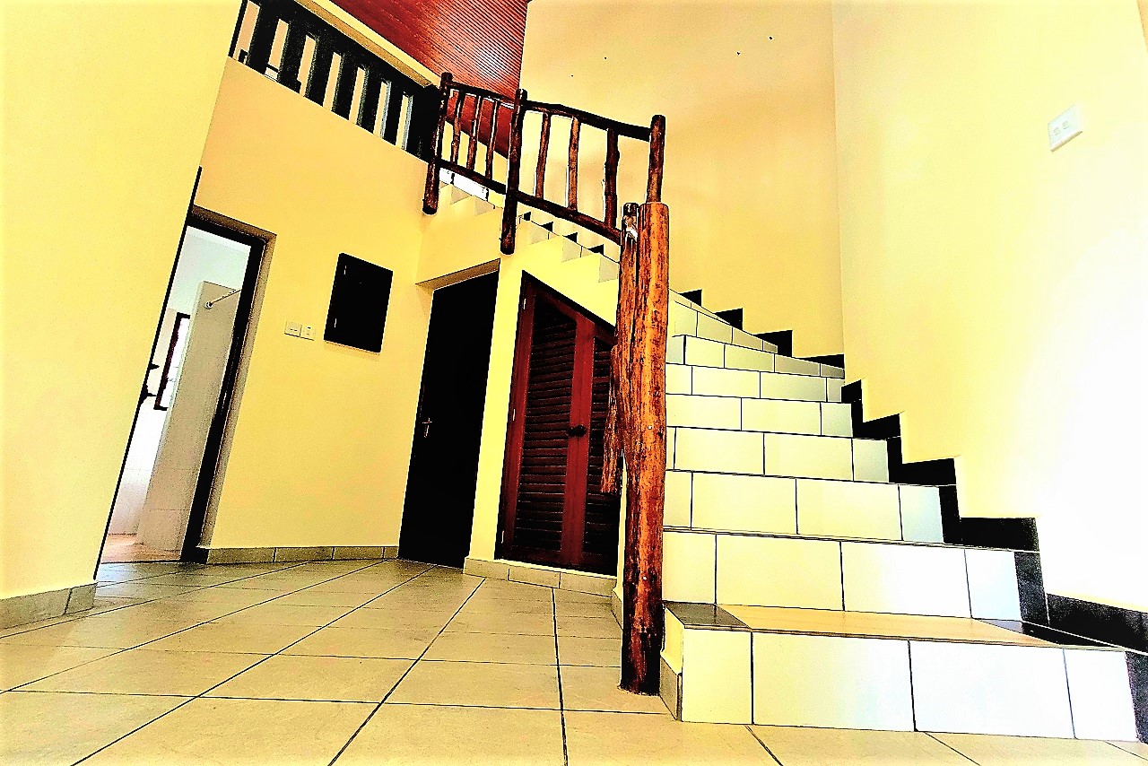 Villa M view of staircases to upper floor