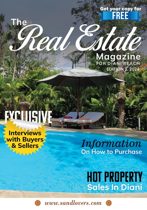 Cover Real Estate Magazine for Diani Beach